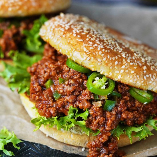 Healthy Sloppy Joes