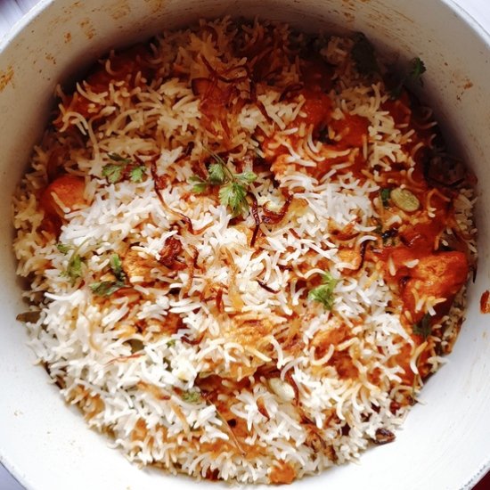 Butteriest Butter Chicken Biryani