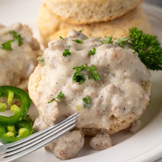 Jalapeno Sausage Gravy