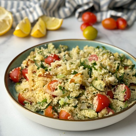 Halloumi And Couscous Salad