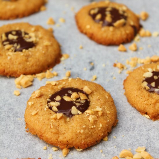 Peanut Butter Thumbprint Cookies