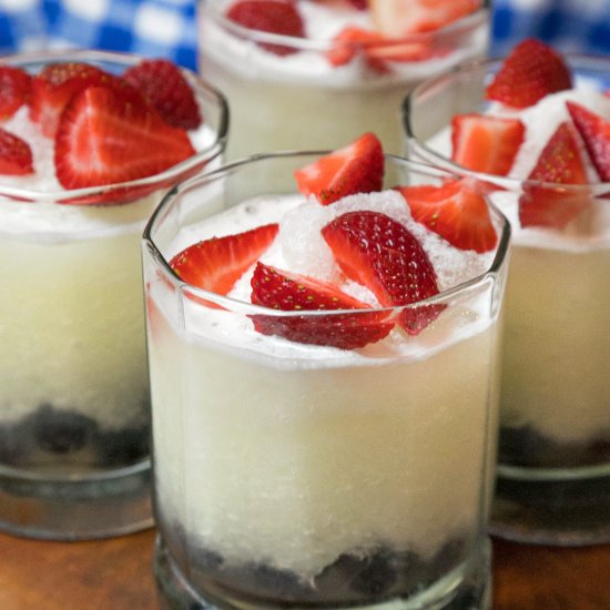 Easy Frozen Lemonade with Fruit