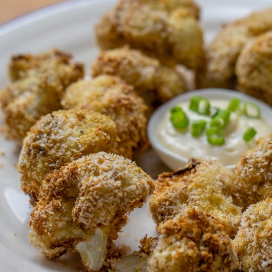 Air Fryer Breaded Cauliflower Bites