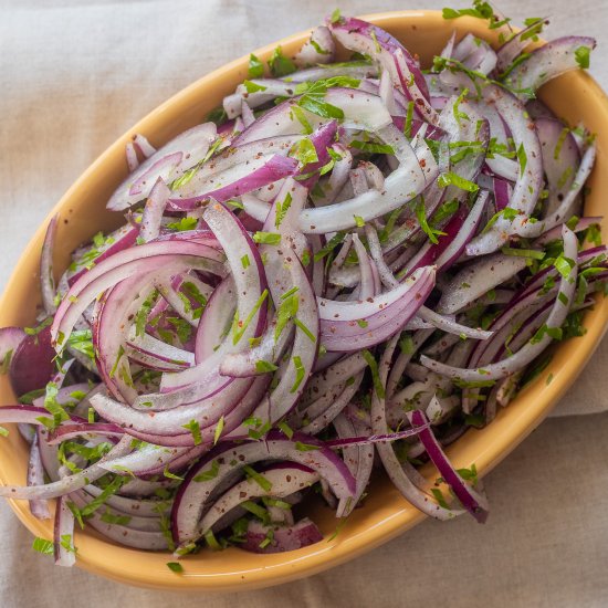 Turkish Red Onion Salad