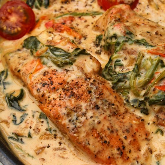 Creamy Tuscan Salmon