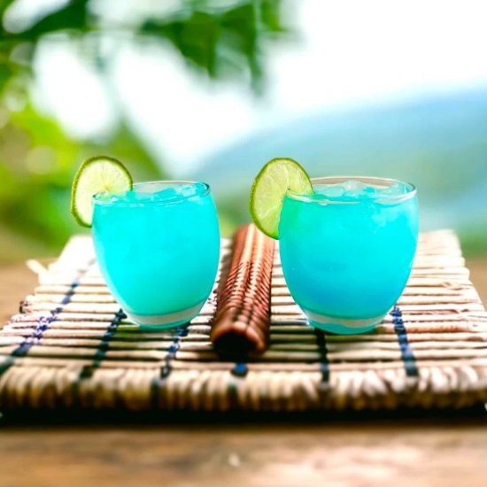 Blue Coconut Margarita