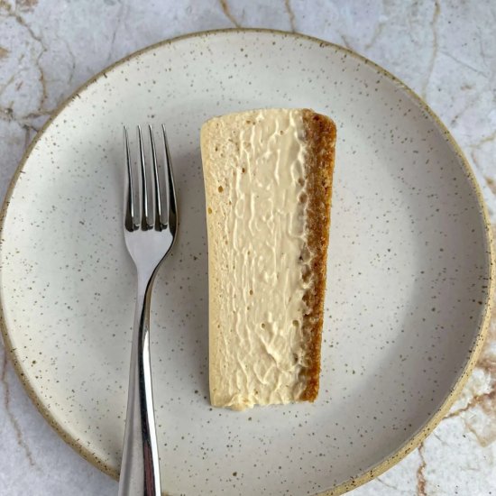 Brown Butter Hobnob Cheesecake