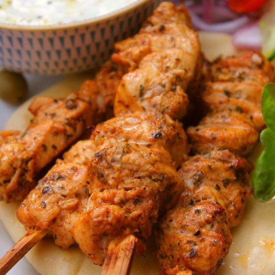 Greek Chicken Souvlaki