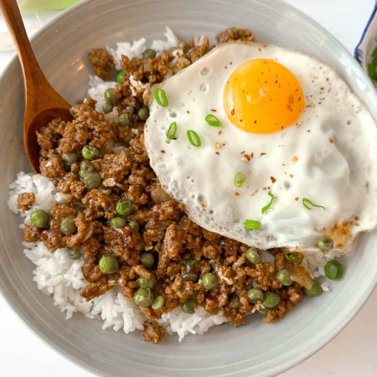 Cantonese Ground Beef And Eggs