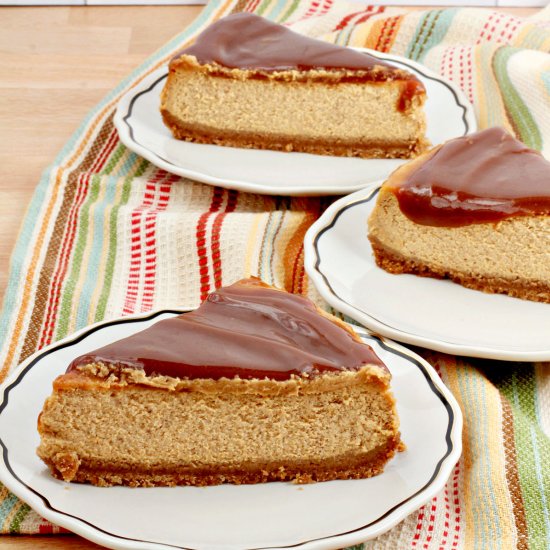 Dulce de Leche Pumpkin Cheesecake