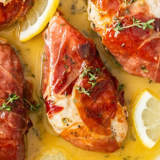 Prosciutto Wrapped Chicken