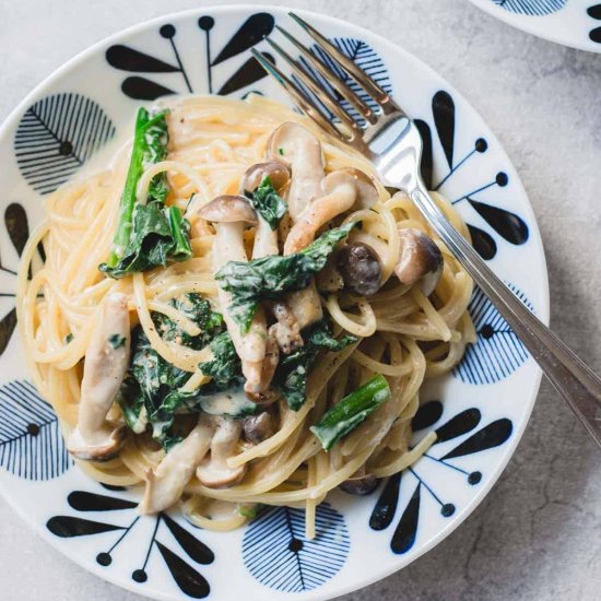 15-Minute Creamy Miso Pasta