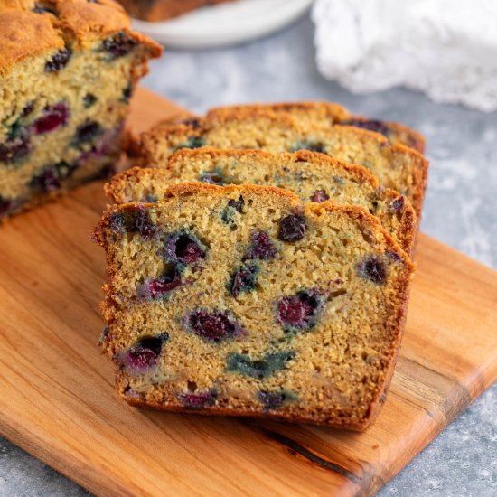 Banana Blueberry Bread