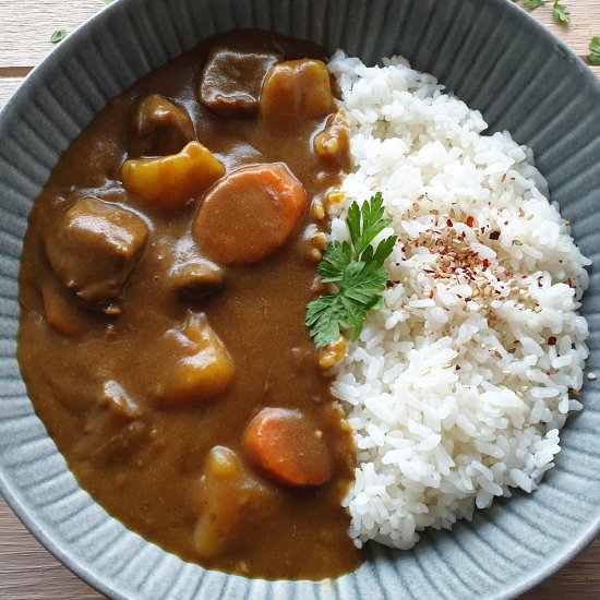 Japanese Beef Curry (Kare Raisu)