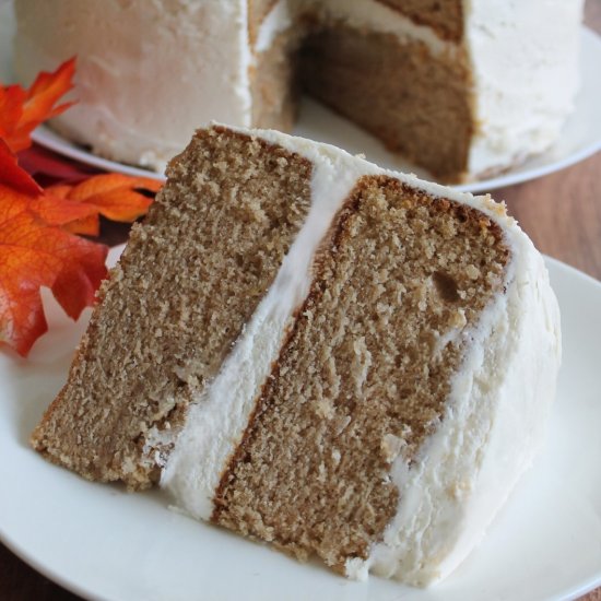 Spiced Eggnog Cake