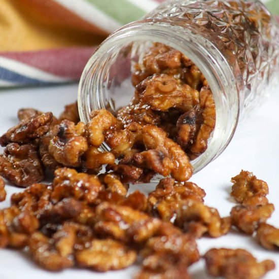 Cinnamon Candied Walnuts