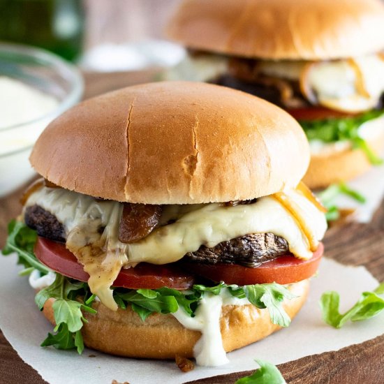 Portobello Mushroom Burgers