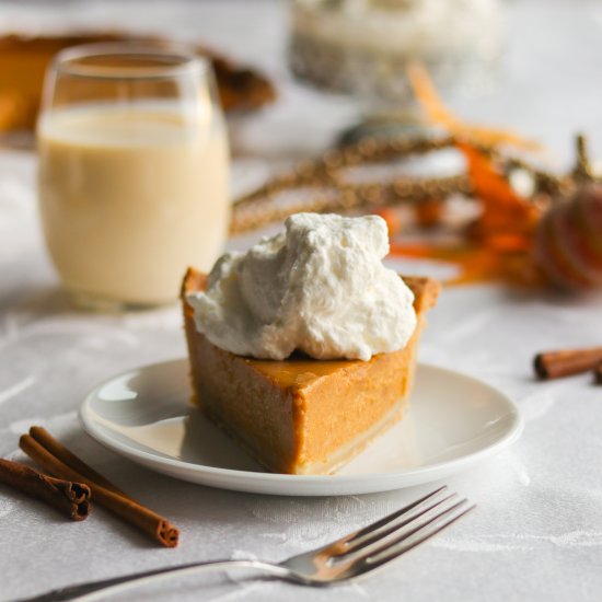 Eggnog Pumpkin Pie