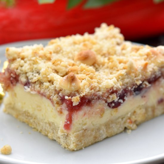 Cranberry Cheesecake Bars