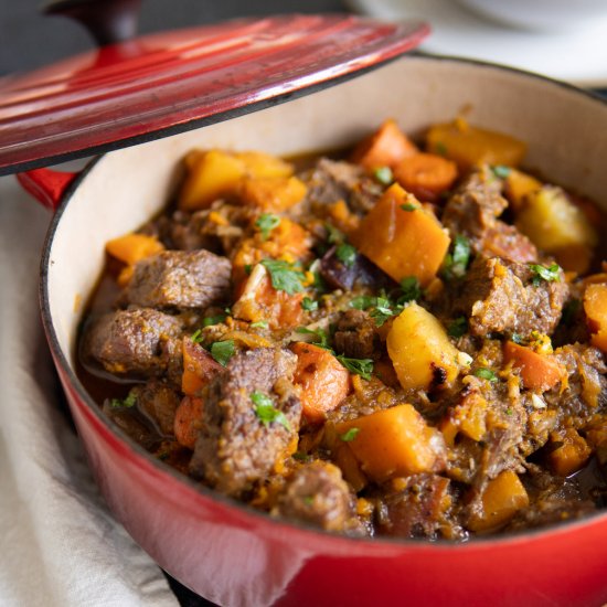 Dutch Oven Beef Stew (Gluten Free)