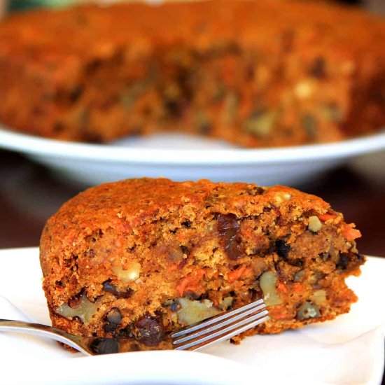 Sugar Free Vegan Carrot Cake