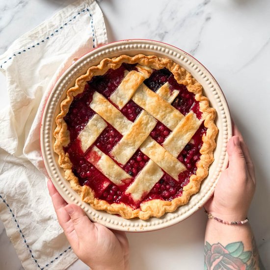 Bourbon & Mixed Berries Pie