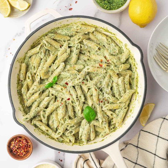 Pesto Ricotta Pasta