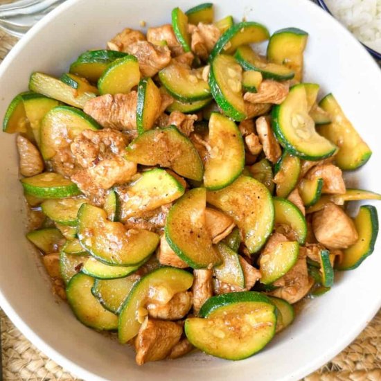 Chinese Zucchini Stir Fry