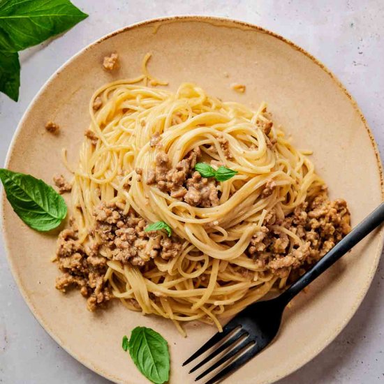 Beef Carbonara