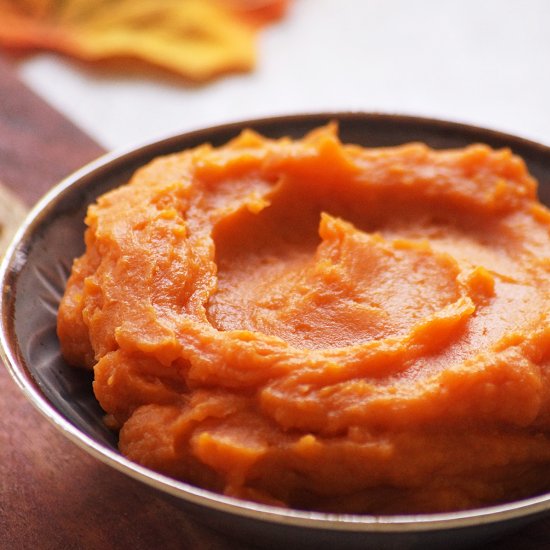 Homemade Sweet Potato Puree