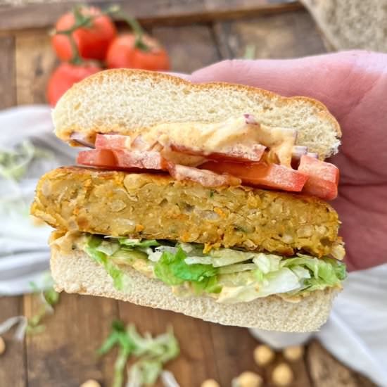 The Ultimate Chickpea Burger