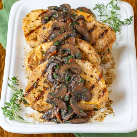 Easy Pork Chops with Mushrooms