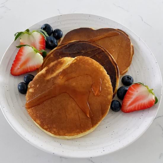 Cottage Cheese Protein Pancakes