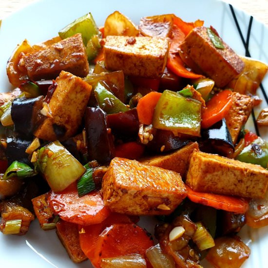 Tofu and Vegetables Stir Fry