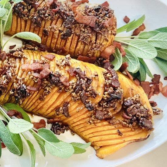 Hasselback Butternut Squash