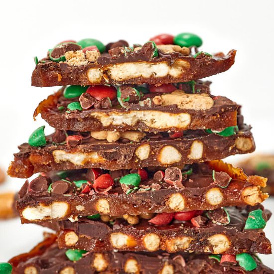 Pretzel Toffee Christmas Crack