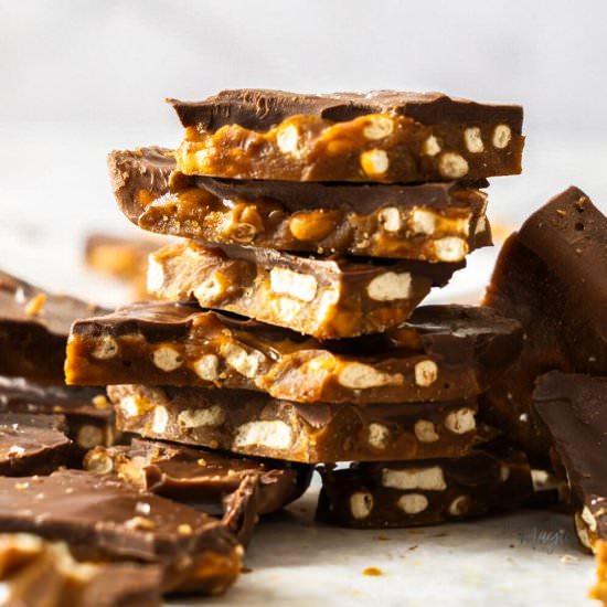 Pretzel Toffee