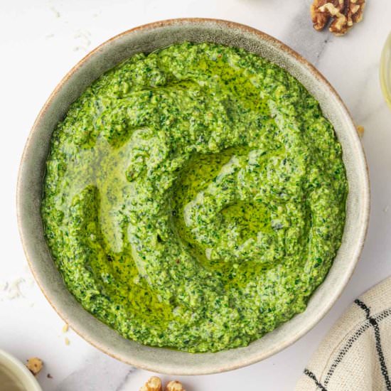 Pesto Without Pine Nuts