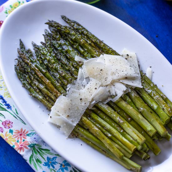 Roasted Parmesan Asparagus