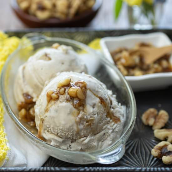 Maple Walnut Vegan Ice Cream