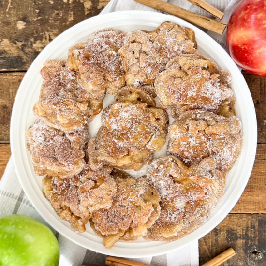 Spanish Apple Cinnamon Fritters