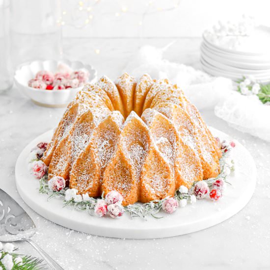 Eggnog Pound Cake