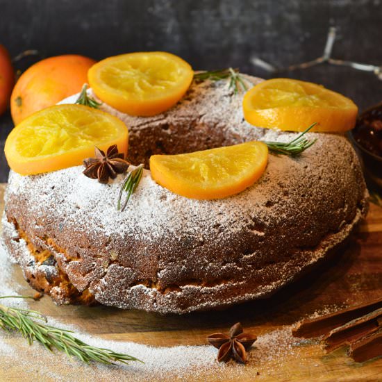 Festive Mince Pie Bundt Cake