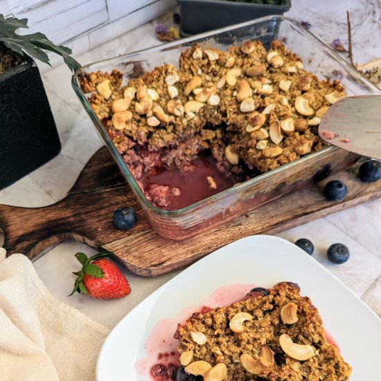 Chia Berry Oat Crumble