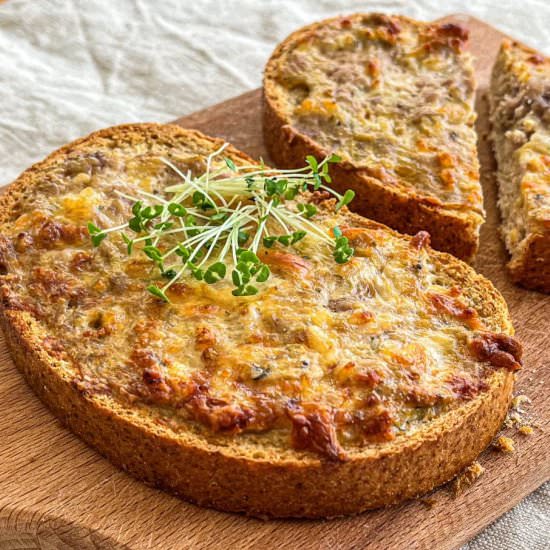 Ground Meat Toast Bread