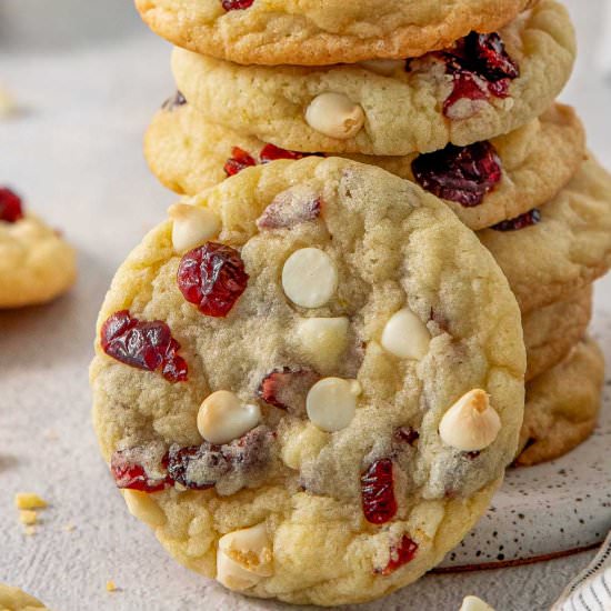 White Chocolate Cranberry Cookies