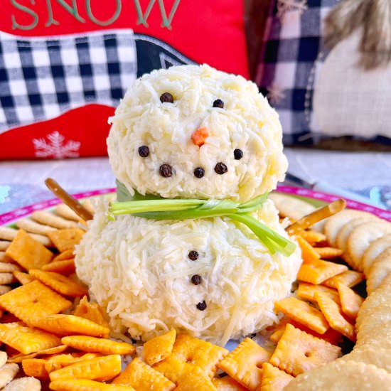 Snowman Cheeseball