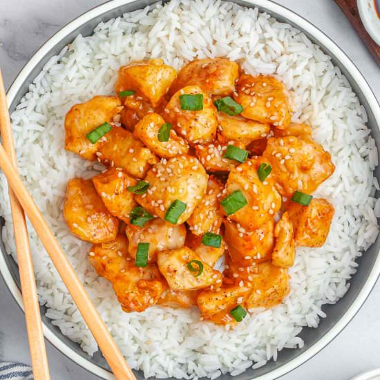 Air Fryer Orange Chicken