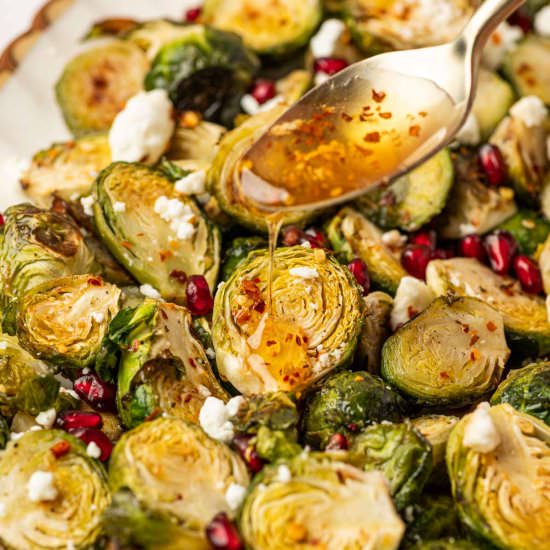 Hot Honey Brussel Sprouts