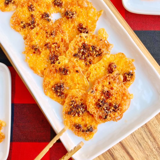 Chili Crunch Cheese Crisps